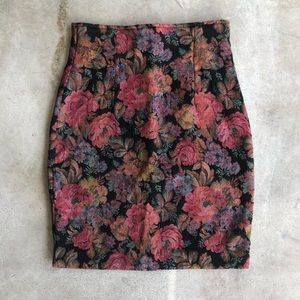 Y2K/90s Vintage Express tapestry Mini Skirt